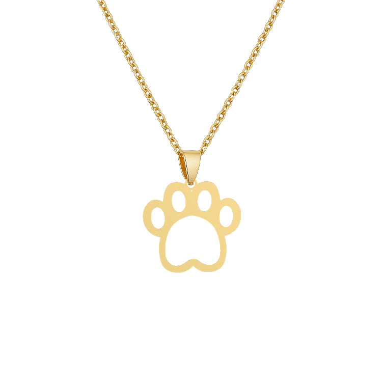 گردنبند طلا 18 زنانه شمیم گلد گالری مدل رد پا پاندا T-34 گردنبند طلا 18 زنانه شمیم گلد گالری مدل رد پا پاندا T-34