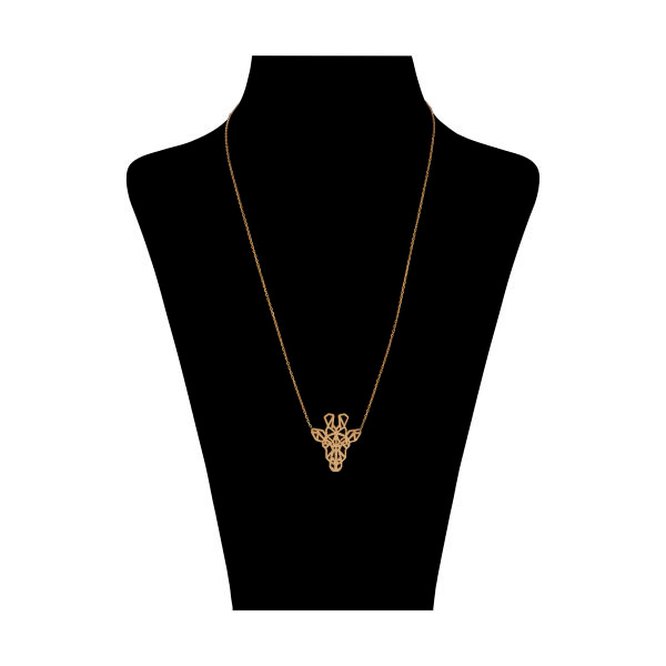 گردنبند طلا 18 عیار زنانه شمیم گلد گالری کد 924 گردنبند طلا 18 عیار زنانه شمیم گلد گالری کد 924