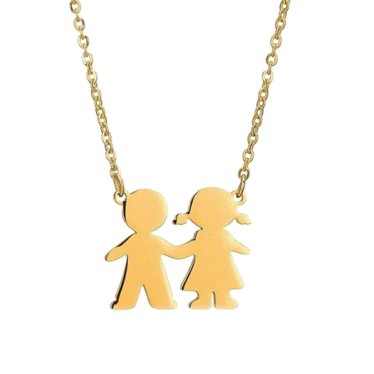 گردنبند طلا 18 عیار زنانه شمیم گلد گالری مدل زوج گردنبند طلا 18 عیار زنانه شمیم گلد گالری مدل زوج