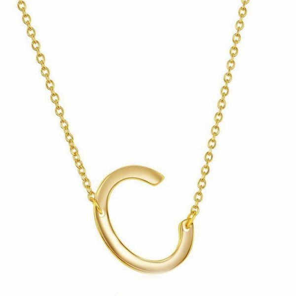 گردنبند طلا 18 عیار زنانه شمیم گلد گالری مدل سی