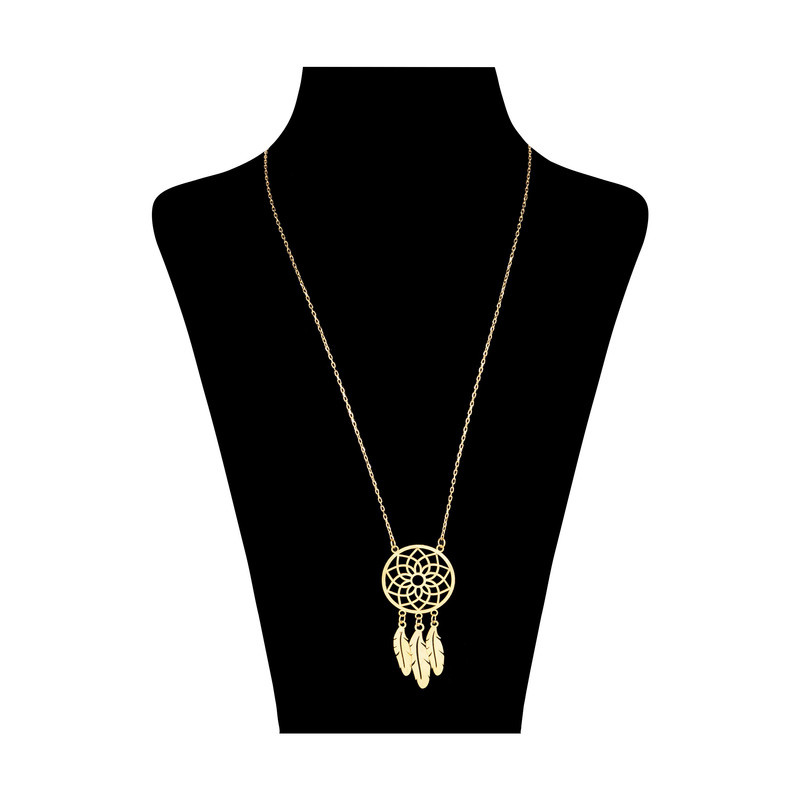 گردنبند طلا 18 عیار زنانه شمیم گلد گالری کد 9026 گردنبند طلا 18 عیار زنانه شمیم گلد گالری کد 9026