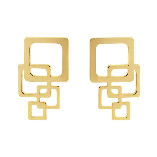 گوشواره طلا 18 عیار زنانه شمیم گلد گالری مدل E7840 گوشواره طلا 18 عیار زنانه شمیم گلد گالری مدل E7840