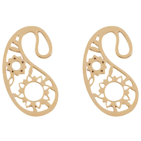 گوشواره طلا 18 عیار شمیم گلد گالری مدل De5008 گوشواره طلا 18 عیار شمیم گلد گالری مدل De5008