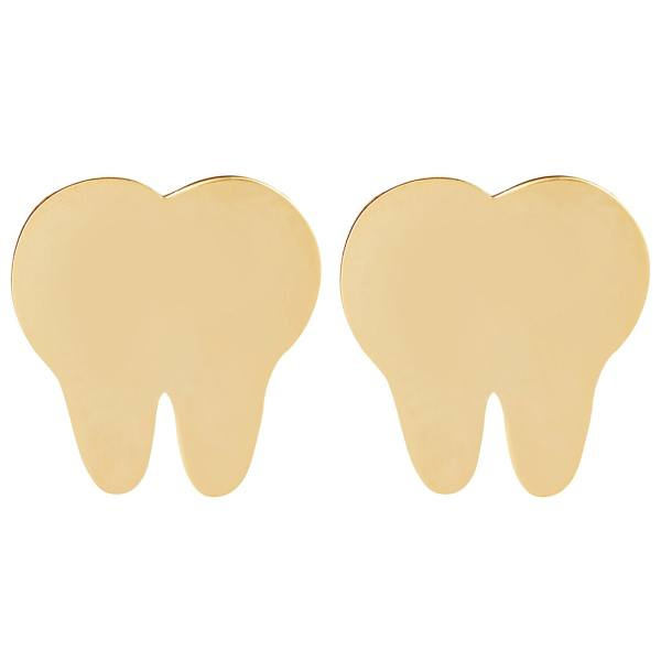 گوشواره طلا 18 عیار شمیم گلد گالری مدل GM38