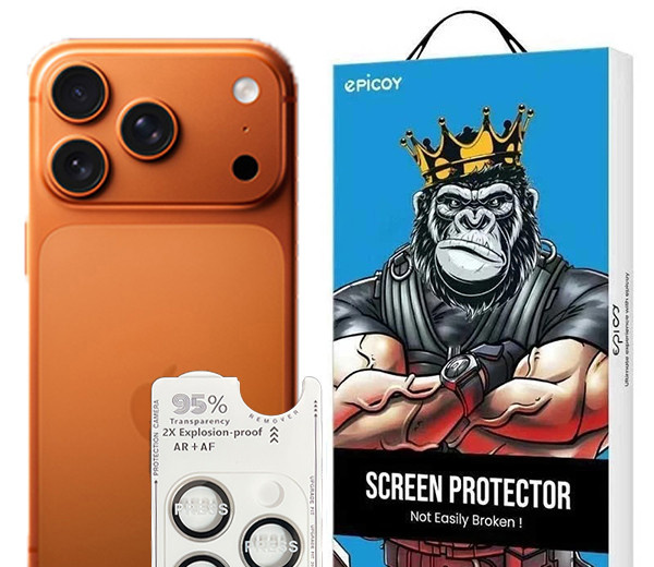 محافظ لنز دوربین اپیکوی مدل Ninthpro Lens مناسب برای گوشی موبایل اپل iPhone 17 Pro Max / 17 Pro