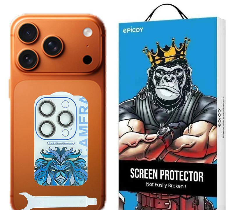 محافظ لنز دوربین اپیکوی مدل Lion ColorLenz مناسب برای گوشی موبایل اپل iPhone 17 Pro Max / 17 Pro محافظ لنز دوربین اپیکوی مدل Lion ColorLenz مناسب برای گوشی موبایل اپل iPhone 17 Pro Max / 17 Pro