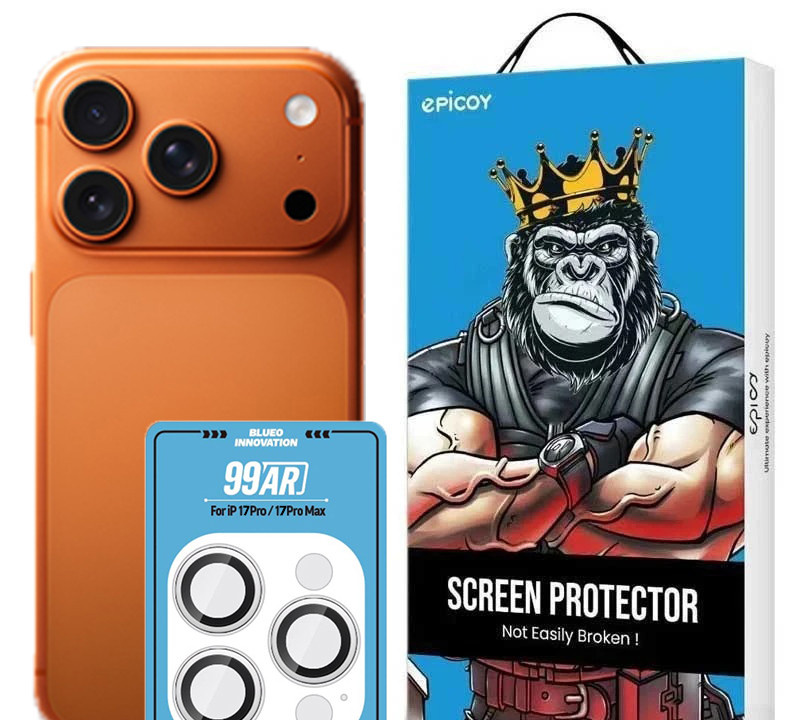 محافظ لنز دوربین اپیکوی مدل Blueo Innovation lens مناسب برای گوشی موبایل iPhone 17 Pro Max / 17 Pro محافظ لنز دوربین اپیکوی مدل Blueo Innovation lens مناسب برای گوشی موبایل iPhone 17 Pro Max / 17 Pro