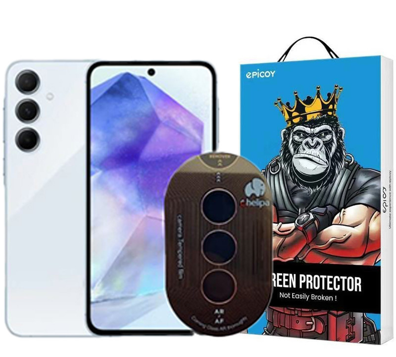 محافظ لنز دوربین اپیکوی مدل Chelipa مناسب برای گوشی موبایل سامسونگ Galaxy A55/A35 محافظ لنز دوربین اپیکوی مدل Chelipa مناسب برای گوشی موبایل سامسونگ Galaxy A55/A35