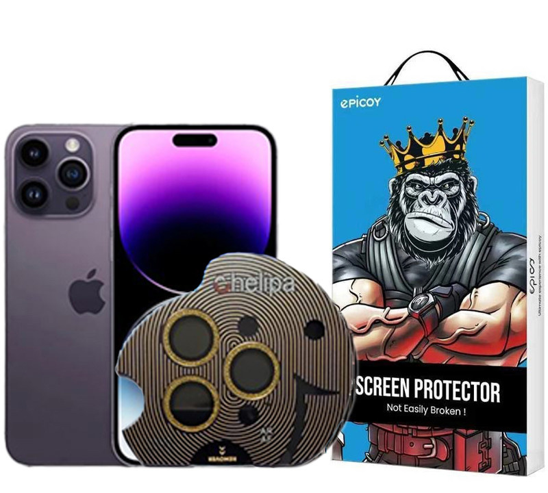 محافظ لنز دوربین اپیکوی مدل Chelipa Shine مناسب برای گوشی موبایل اپل iPhone 14 Pro Max / 14 Pro محافظ لنز دوربین اپیکوی مدل Chelipa Shine مناسب برای گوشی موبایل اپل iPhone 14 Pro Max / 14 Pro