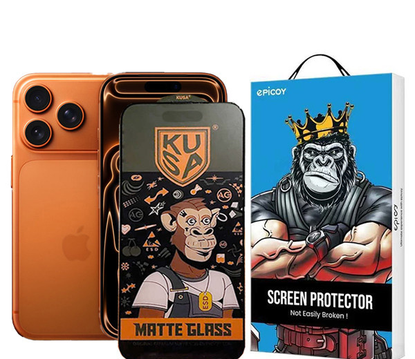 محافظ صفحه نمایش مات اپیکوی مدل Monkey Matt مناسب برای گوشی موبایل اپل iPhone 17 Pro Max محافظ صفحه نمایش مات اپیکوی مدل Monkey Matt مناسب برای گوشی موبایل اپل iPhone 17 Pro Max