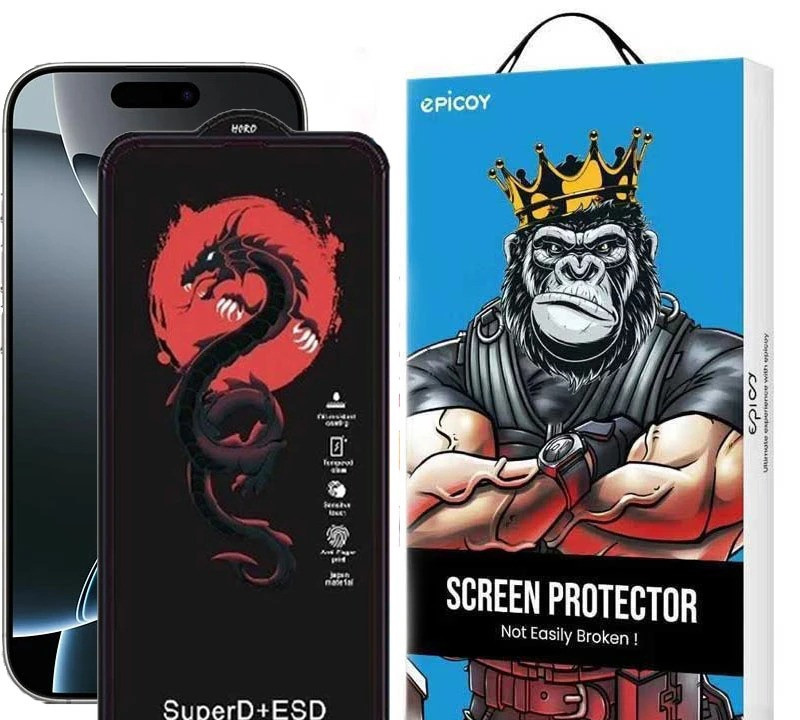 محافظ صفحه نمایش اپیکوی مدل Red Dragon ESD مناسب برای گوشی موبایل اپل iPhone 16 / 15 / 14 Pro محافظ صفحه نمایش اپیکوی مدل Red Dragon ESD مناسب برای گوشی موبایل اپل iPhone 16 / 15 / 14 Pro