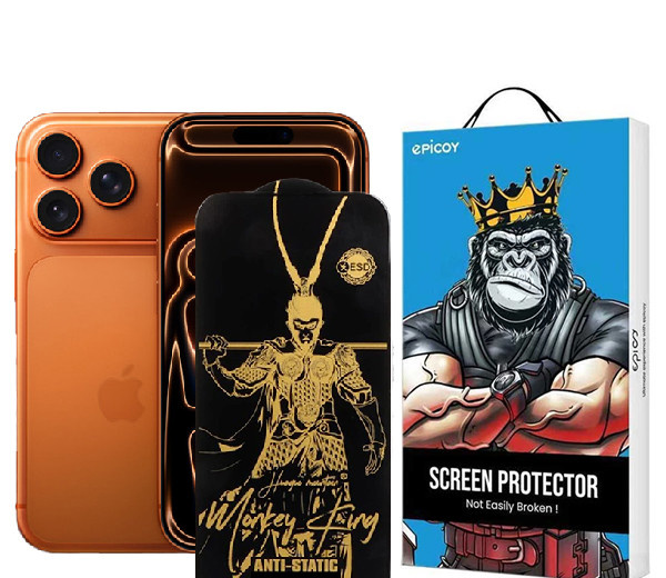 محافظ صفحه نمایش اپیکوی مدل Wukong ESD مناسب برای گوشی موبایل اپل  iPhone 17 Pro / 17 / 16 Pro محافظ صفحه نمایش اپیکوی مدل Wukong ESD مناسب برای گوشی موبایل اپل  iPhone 17 Pro / 17 / 16 Pro