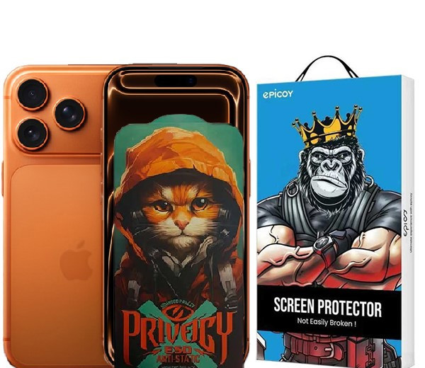 محافظ صفحه نمایش حریم شخصی اپیکوی مدل Privacy Hoodie Cat مناسب برای گوشی موبایل اپل iPhone 17 Pro / 17 / 16 Pro محافظ صفحه نمایش حریم شخصی اپیکوی مدل Privacy Hoodie Cat مناسب برای گوشی موبایل اپل iPhone 17 Pro / 17 / 16 Pro