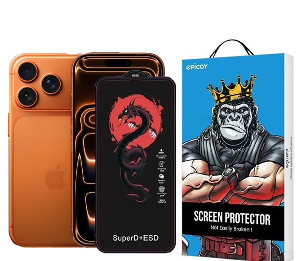محافظ صفحه نمایش اپیکوی مدل Red Dragon ESD مناسب برای گوشی موبایل اپل iPhone 17 Pro / 17 /16 Pro محافظ صفحه نمایش اپیکوی مدل Red Dragon ESD مناسب برای گوشی موبایل اپل iPhone 17 Pro / 17 /16 Pro