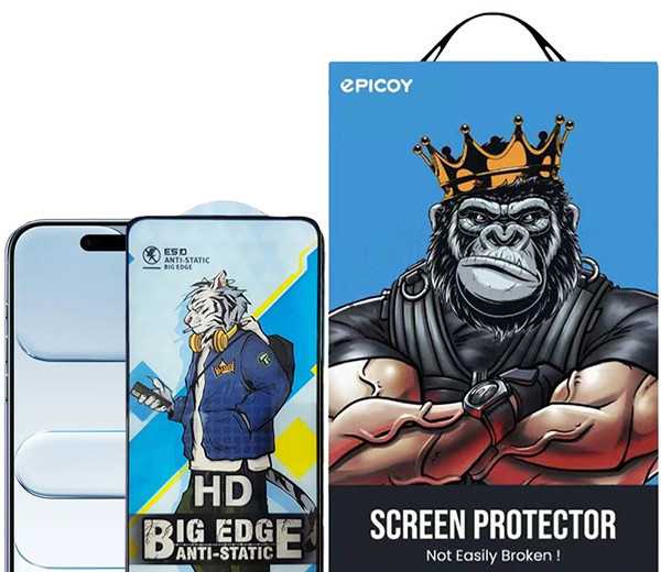 محافظ صفحه نمایش اپیکوی مدل Tiger-Big Edge مناسب برای گوشی موبایل اپل iPhone 17 Pro Max محافظ صفحه نمایش اپیکوی مدل Tiger-Big Edge مناسب برای گوشی موبایل اپل iPhone 17 Pro Max