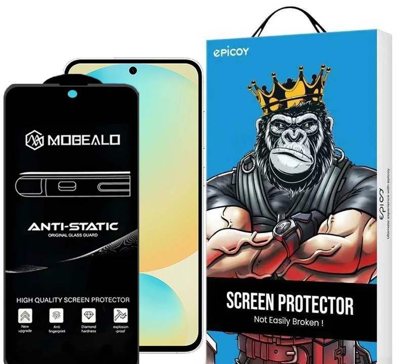 محافظ صفحه نمایش اپیکوی مدل Mobealo مناسب برای گوشی موبایل سامسونگ Galaxy S25 FE/ A55/ A35 محافظ صفحه نمایش اپیکوی مدل Mobealo مناسب برای گوشی موبایل سامسونگ Galaxy S25 FE/ A55/ A35