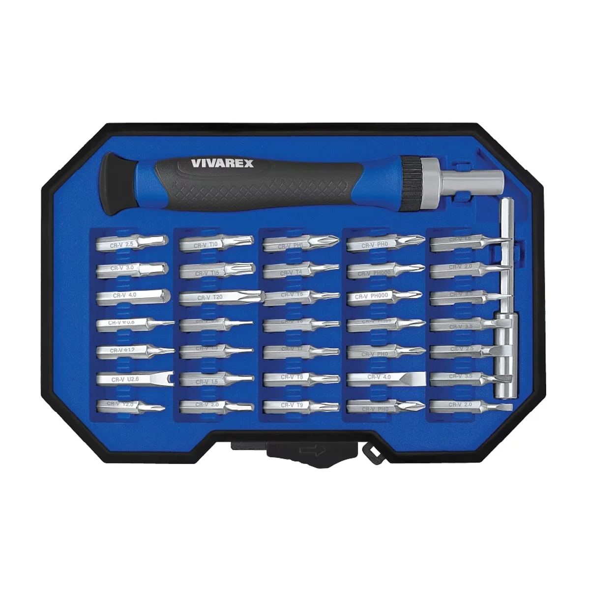 مجموعه 37 عددی پیچ گوشتی و بیت ویوارکس مدل VR3765-SD-چند رنگ