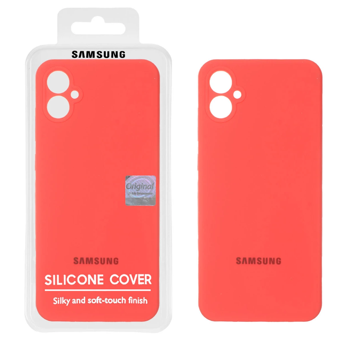 کاور گوشی سامسونگ Galaxy A05 مستر کوالیتی مدل سیلیکونی پاک کنی-سرمه ای