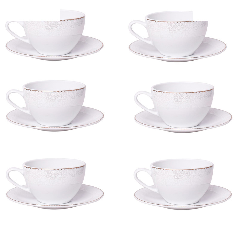 سرویس چای خوری 12 پارچه مقصود مدل دلاریس طلایی