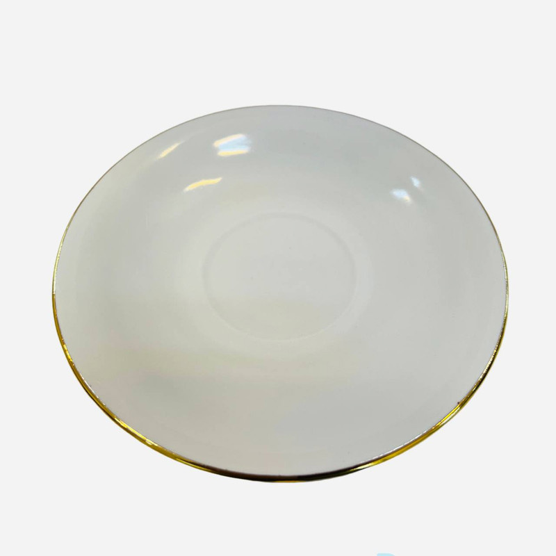 نعلبکی مقصود مدل کلاسیک لب طلا مجموعه شش عددی