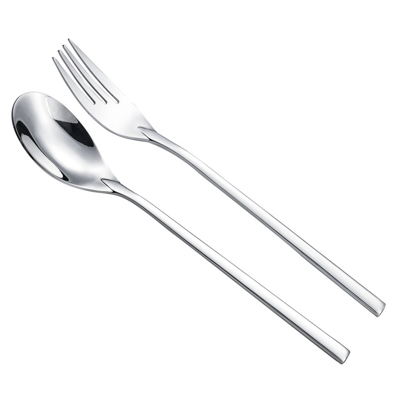 قاشق و چنگال غذاخوری جی فی نی مدل 53 مجموعه 2 عددی قاشق و چنگال غذاخوری جی فی نی مدل 53 مجموعه 2 عددی