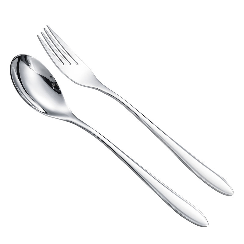 قاشق و چنگال غذاخوری جی فی نی مدل 05 مجموعه 2 عددی قاشق و چنگال غذاخوری جی فی نی مدل 05 مجموعه 2 عددی