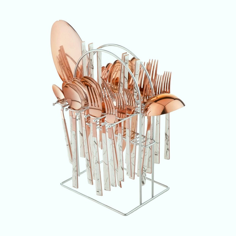 سرویس قاشق و چنگال 33 پارچه جی فی نی مدل R-W-M