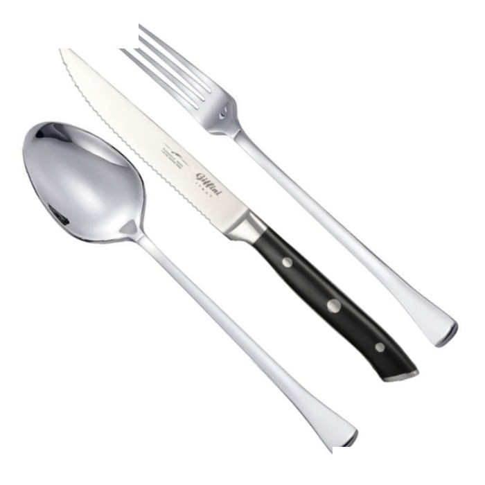 سرویس قاشق و چنگال 3 پارچه جی فی نی مدل 04 سرویس قاشق و چنگال 3 پارچه جی فی نی مدل 04