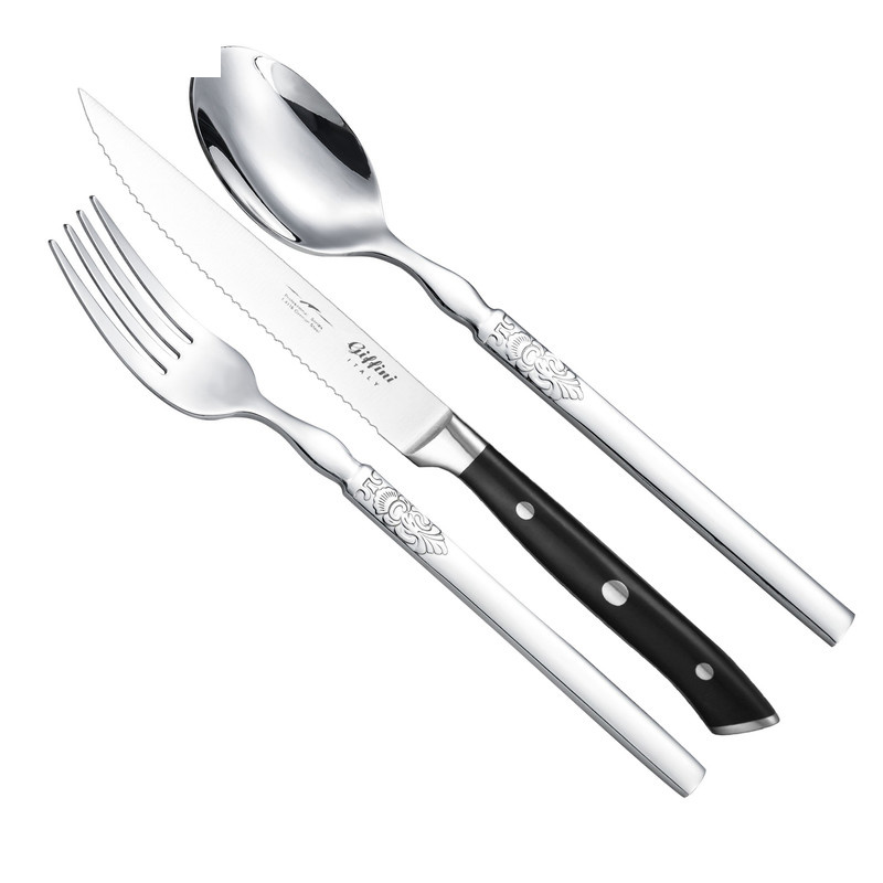 سرویس قاشق و چنگال 3 پارچه جی فی نی کد 55