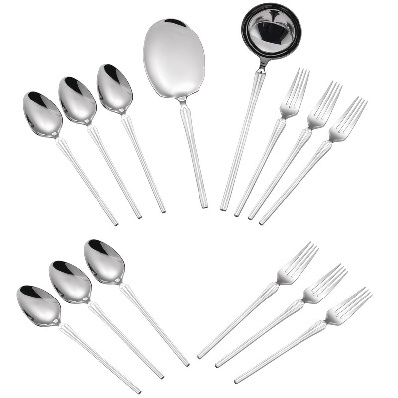 سرویس قاشق و چنگال 14 پارچه جی فی نی مدل 03 سرویس قاشق و چنگال 14 پارچه جی فی نی مدل 03
