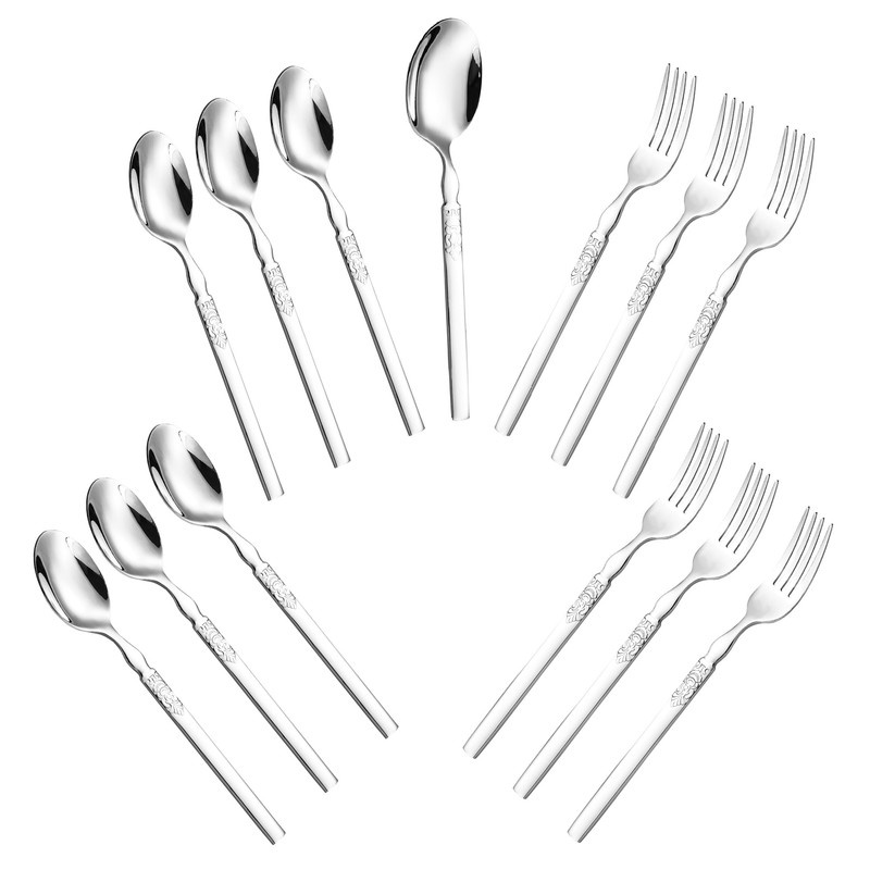 سرویس قاشق و چنگال 13 پارچه جی فی نی مدل 55