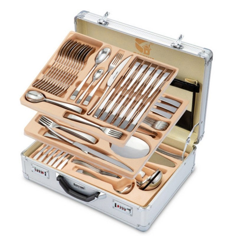 سرویس قاشق و چنگال 129 پارچه 12 نفره جی فی نی مدل 141