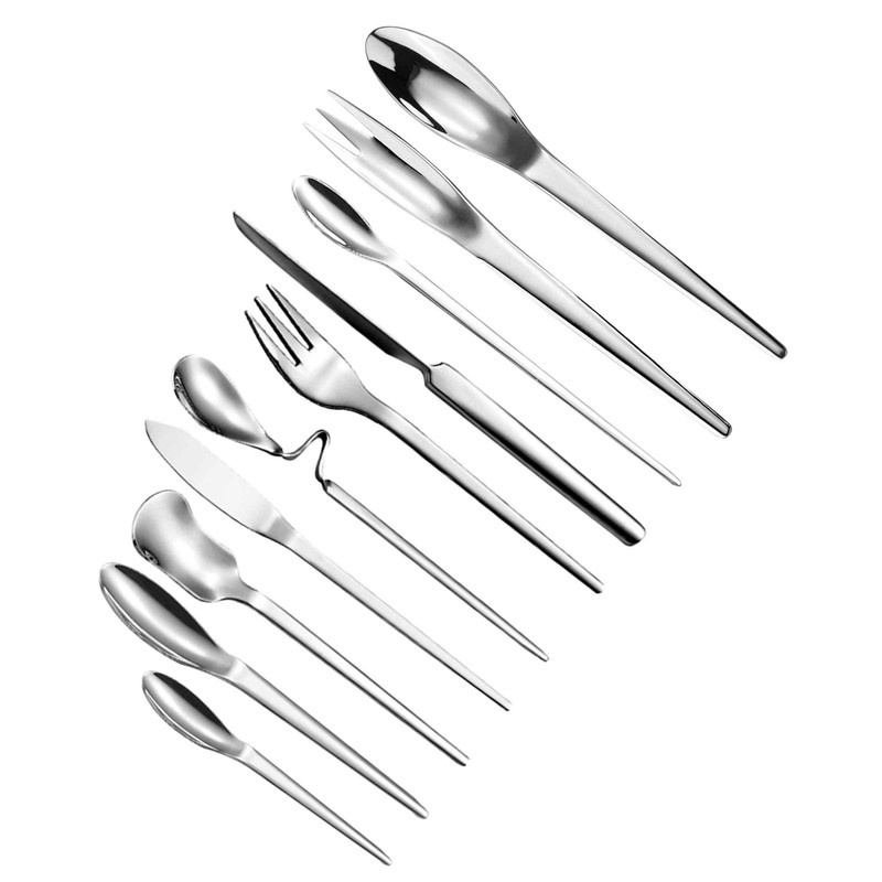 سرویس قاشق و چنگال 10 پارچه جی فی نی مدل 194 رژیمی