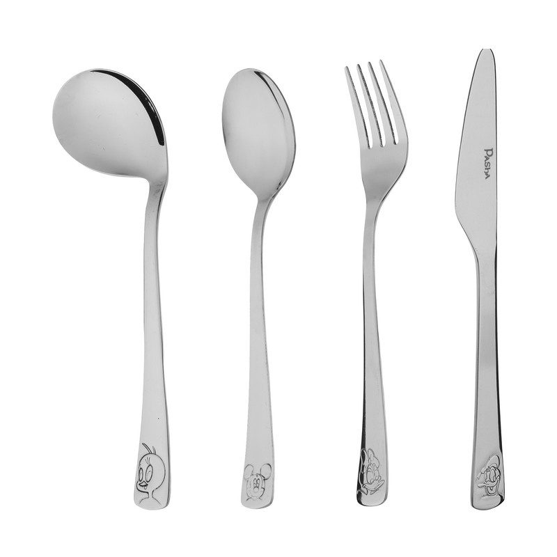 ست قاشق و چنگال کودک پاشا مدل HELLO BABY کد 1 ست قاشق و چنگال کودک پاشا مدل HELLO BABY کد 1