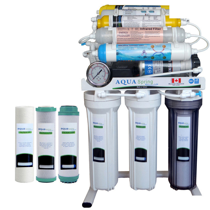 دستگاه تصفیه کننده آب آکوآ اسپرینگ مدل NF3950 به همراه فیلتر مدل 01 مجموعه 3 عددی دستگاه تصفیه کننده آب آکوآ اسپرینگ مدل NF3950 به همراه فیلتر مدل 01 مجموعه 3 عددی