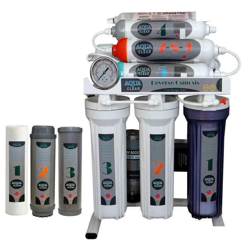 دستگاه تصفیه کننده آب آکوآ کلیر مدل NEW DESIGN2020 - GTP9 به همراه فیلتر تصفیه آب مجموعه 3 عددی دستگاه تصفیه کننده آب آکوآ کلیر مدل NEW DESIGN2020 - GTP9 به همراه فیلتر تصفیه آب مجموعه 3 عددی