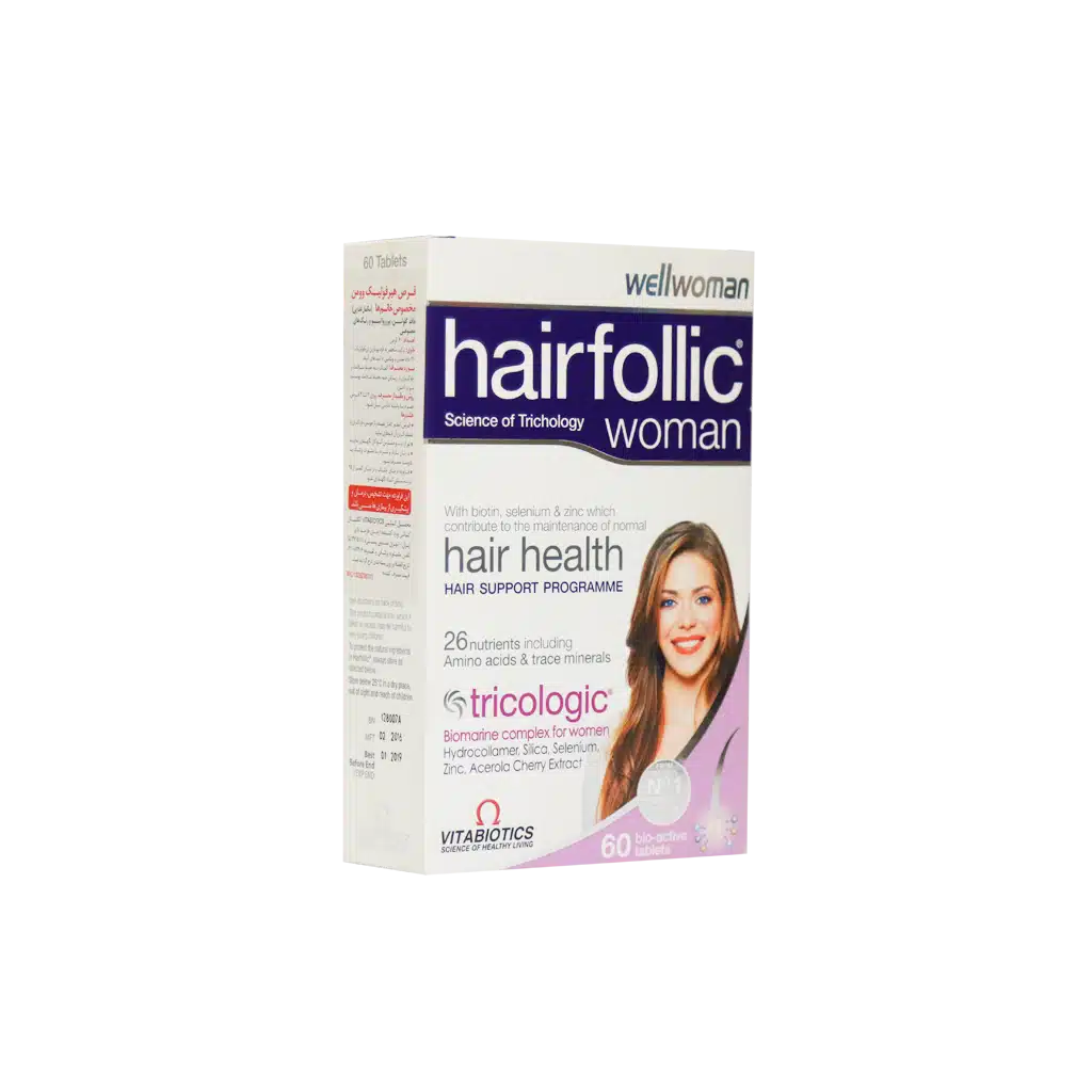 قرص هیرفولیک ومن ویتابیوتیکس مخصوص بانوان ۶۰ عددی قرص هیرفولیک ومن ویتابیوتیکس مخصوص بانوان ۶۰ عددی