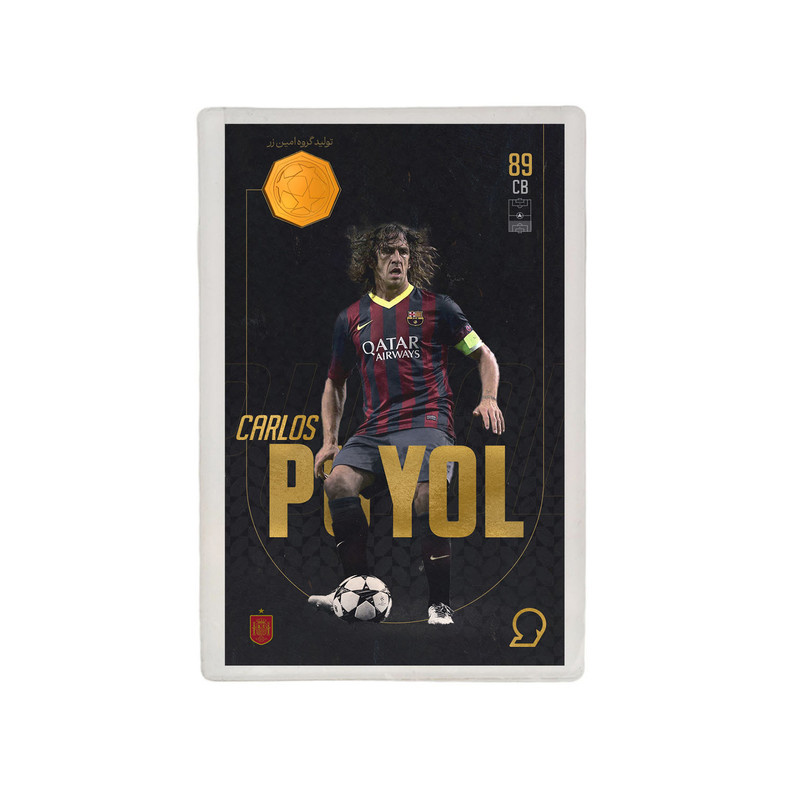 طلا گرمی 18 عیار مدوپد مدل Carlos Puyol طرح فوتبالی 2025 کد SO10019 طلا گرمی 18 عیار مدوپد مدل Carlos Puyol طرح فوتبالی 2025 کد SO10019