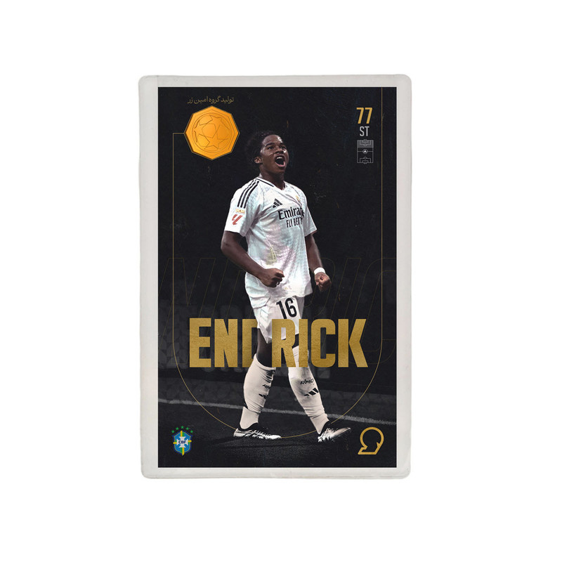 طلا گرمی 18 عیار مدوپد مدل ENDRICK طرح فوتبالی 2025 کد SO10032 طلا گرمی 18 عیار مدوپد مدل ENDRICK طرح فوتبالی 2025 کد SO10032