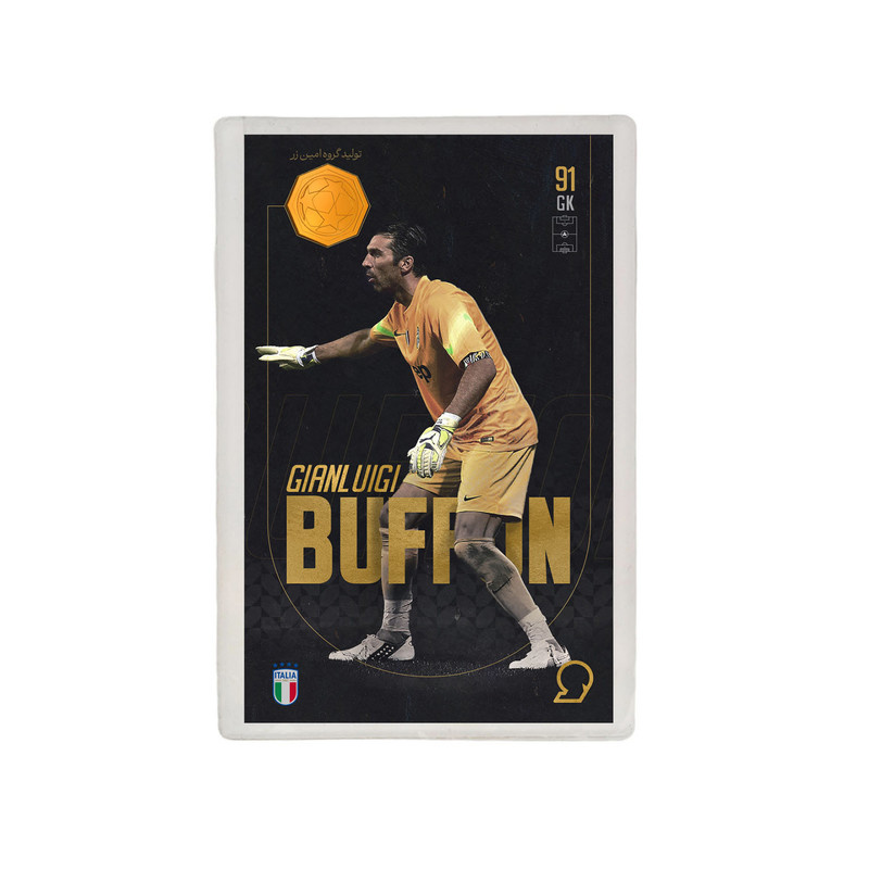 طلا گرمی 18 عیار مدوپد مدل Gianluigi Buffon طرح فوتبالی 2025 کد SO10046 طلا گرمی 18 عیار مدوپد مدل Gianluigi Buffon طرح فوتبالی 2025 کد SO10046