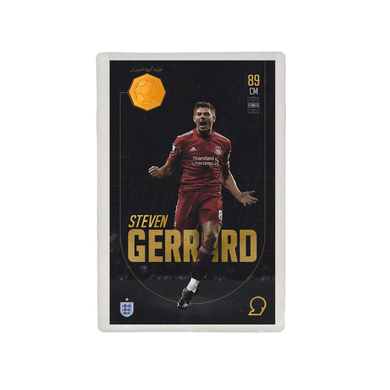 طلا گرمی 18 عیار مدوپد مدل Steven Gerrard طرح فوتبالی 2025 کد SO10112 طلا گرمی 18 عیار مدوپد مدل Steven Gerrard طرح فوتبالی 2025 کد SO10112