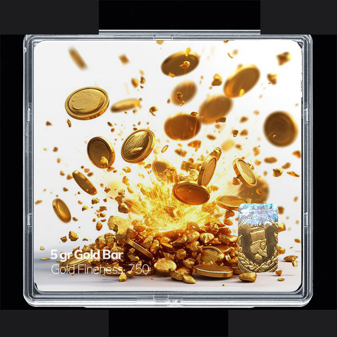 شمش طلا 18 عیار مدوپد مدل سکه کد SG11823 شمش طلا 18 عیار مدوپد مدل سکه کد SG11823