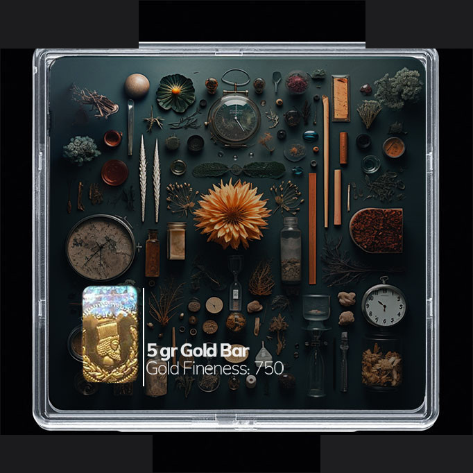 شمش طلا 18 عیار مدوپد مدل گل کد SG10380 شمش طلا 18 عیار مدوپد مدل گل کد SG10380