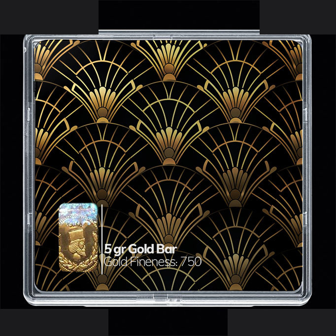 شمش طلا 18 عیار مدوپد مدل مینیاتور کد SG10205 شمش طلا 18 عیار مدوپد مدل مینیاتور کد SG10205