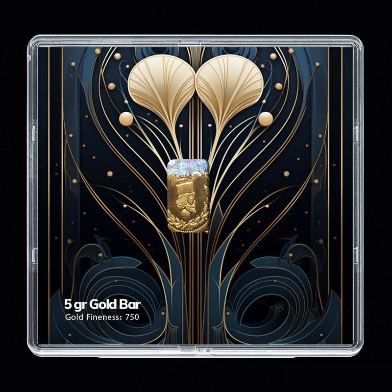 شمش طلا 18 عیار مدوپد مدل در مینیاتوری کد SG-10178 شمش طلا 18 عیار مدوپد مدل در مینیاتوری کد SG-10178