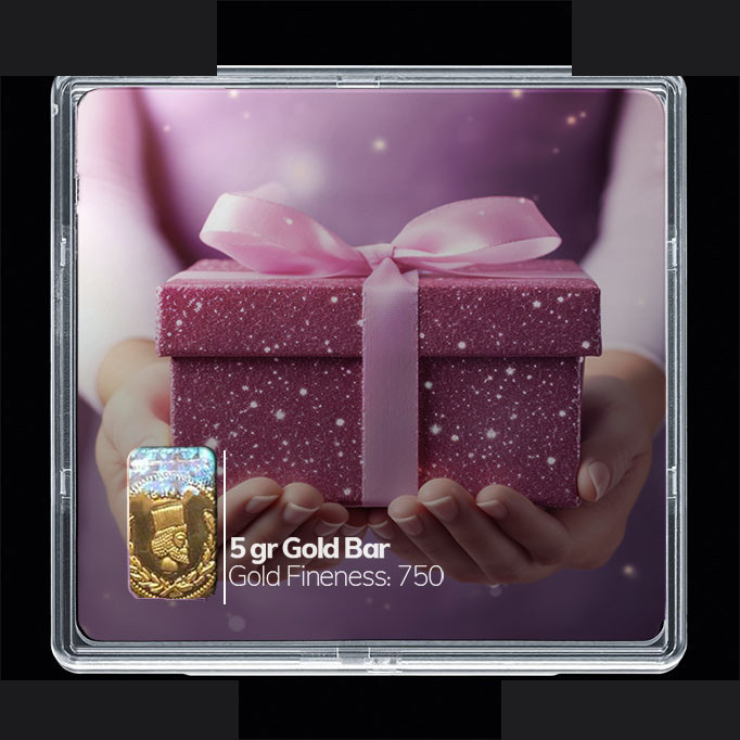 شمش طلا 18 عیار مدوپد مدل کادو کد SG10621 شمش طلا 18 عیار مدوپد مدل کادو کد SG10621