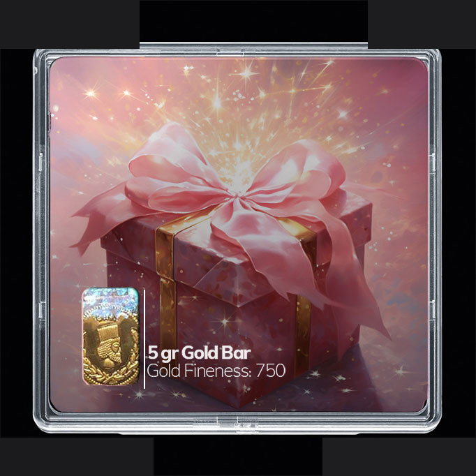 شمش طلا 18 عیار مدوپد مدل کادو کد SG10661 شمش طلا 18 عیار مدوپد مدل کادو کد SG10661