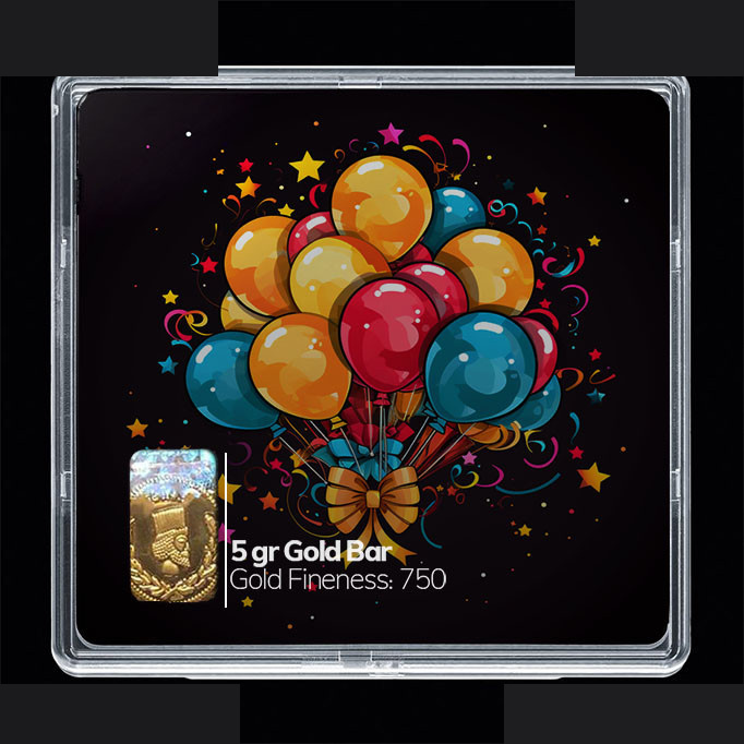 شمش طلا 18 عیار مدوپد مدل بادکنک کد SG10711 شمش طلا 18 عیار مدوپد مدل بادکنک کد SG10711