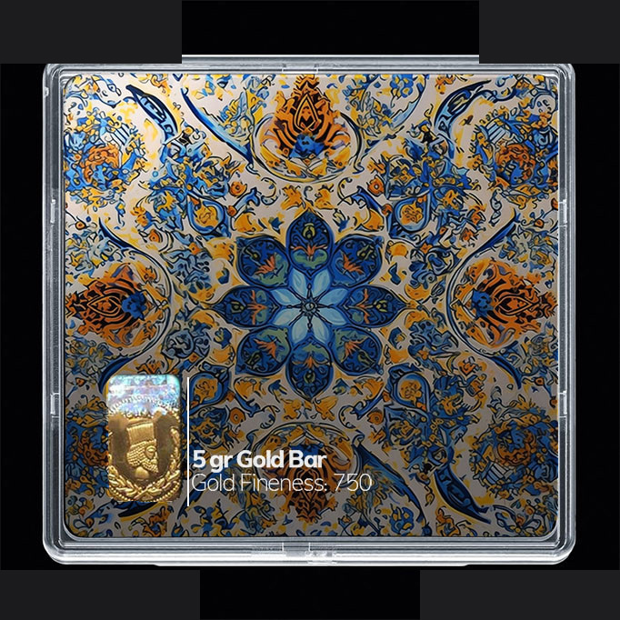 شمش طلا 18 عیار مدوپد مدل کاشی کد SG10754 شمش طلا 18 عیار مدوپد مدل کاشی کد SG10754