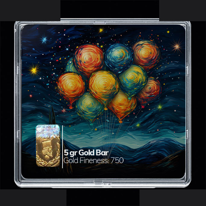 شمش طلا 18 عیار مدوپد مدل بادکنک کد SG10771 شمش طلا 18 عیار مدوپد مدل بادکنک کد SG10771